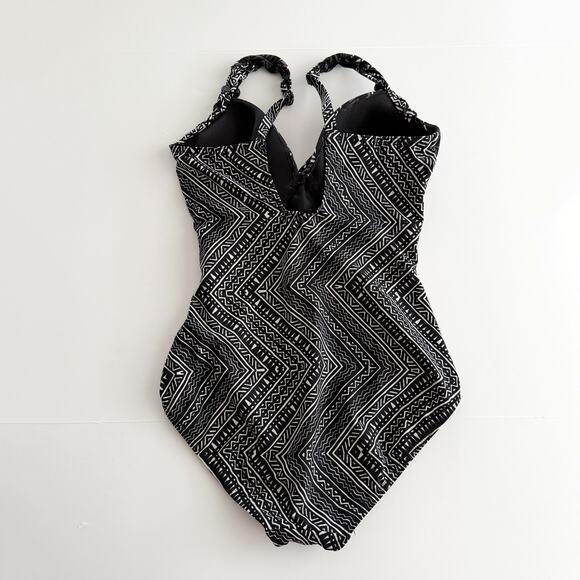 [Miraclesuit] Black Gray Tulum Treasures Siren One-Piece Underwire Swimsuit 10 - Picture 3 of 12